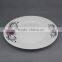 ceramic dinner plate with part decalpocelain wedding charger plates with good qualtiy and cheap price