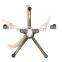 QCP-E05 salon hairdressing vintage heavy duty massage bed hydraulic office metal barber chair base chrome iron star base
