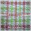 Tartan plaid cotton fabric