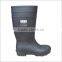 Black cheap steel toe protection workman lightweight PVC safety boots