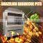 High-productivity rotating Brazilian grill restaurant barbecue grilled meat