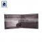 Eye Catching Pattern Hot Selling Chairman Lining Anthracite Fitting Fashion Style Genuine Leather Wallet for Men