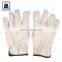 Normal Zig Zag Color Binding Straight Thumb Leather Gloves for Bulk Purchase