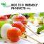 Yada Disposable Natural Wood BBQ Skewer 8-12 Inch Round Roasting Bamboo Sticks for BBQ Camping
