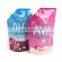 doypack liquid soap / liquid soap doypack pouch / plastic spout liquid soap packaging bag