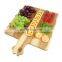 Extra Large Thick Acacia Wood Cutting Paddle Round Board With Handle