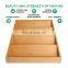 Large  4-Tier Bamboo Drawer Spice Rack Kitchen Drawer Organizer For Kitchen Storage And Organization