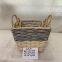 Household Use Large Size Willow Basket Wooden Craft Gift Basket