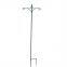Heavy Duty Garden Shepherds Hooks for Outdoor, Premium Metal Shepherds Hooks, Height Adjustable Bird Feeder Hanger, Hanging Basket Hooks 37” Inch Tall Hanging Plant Hooks