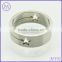 european style stainless steel star ring