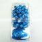Polyester Satin Ribbon Bow and Blue Glitter Ribbon Eggs for Party Decoration