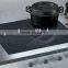 4mm Black glass ceramic/Durable Black ceramic plate