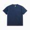 Plain white basic unisex Tees enzyme washed 320GSM heavy weight round neck single jersey T-shirts customize printing embroidery