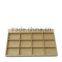 Fashion black leather covered wood jewerly necklace display tray G-16