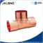 J9009 copper pipe equal tee,pipe tee, with UPC,NSF certificate for plumbing