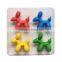 Cute Multi Color Custome Shape Plastic Finger personalized Crayons for Kids