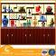 Wholesale solid wood wine display showcase for storage rack