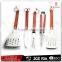 Aluminum Case Wooden Handle BBQ Tools Set