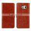 Hot Selling Leather Wallet Case For Samsung Galaxy S6 G9200