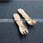 cute rabbit shaped design children small spaghetti wooden spoon