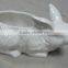 Cute Rabbit White Jar