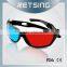 2015 New Arrival Acrylic Lens Anaglyphic Red Blue Cyan 3D Glasses Watching 3D 4D TV PC Movie Game