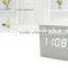 Quality Digital LED Alarm Clock Sound Control Wooden Despertador Desktop Clock USB/AAA Powered Temperature Display