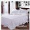 Manufacturers wholesale 100%polyester cotton white satin sheets for hotel