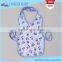 WZ-MS-017 cartoon pattern print white baby bibs