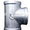 gi pipe fittings banded pipe fitting equal tee