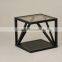 Modern design black coffee end table