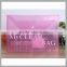 Hot sale my clear file bag transparent mesh file bag plastic clear file folder office supplies