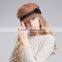 Fashion 100% Wool Felt camel color Fedora Style Hat