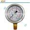 Stainless steel case water treatment pressure gauge of glycerin filled