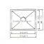 R0 single bowl stainless steel kitchen sink