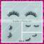 New designed 3D real mink fur false eyelashes with private label charming eyelshes