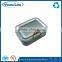 oval shape floral tea tin box