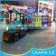 Amusement park trackless kiddie amusement rides train