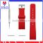 Red Smart Watch Bracelet Silicon watch Band /Leather Strap Wristband For SAMSUNG GEAR S R750