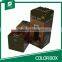 RECYCLED MATERIAL CORRUGATED COLOR BOXES FOR PACKING BEVERAGE
