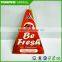 Funny shape customize design logo printing fragrance car air freshener for car home use