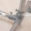 Single rail with wheels stainless steel telescopic clothes rack