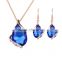 Wholesale Latest Design Fashion Necklaces Women Luxury Statement Diamond Jewelry Set SKJT0565