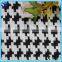 Classcial Design White and Black Houndstooth Formal Jacquard Fabric for Garment