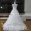 Real Sample Scoop Neck Sleeveless Appliqued Lace Beaded Sash Wedding Dresses 2015