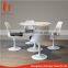 round fiberglass table for dining