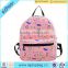 2016 school bag kids cartoon picture of school bag canvas backpack