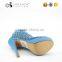 Open toe blue sexy shoes very high heels lady latin dance shoe suphini zapatos de baile latino importar zapatillas de china