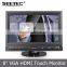 8 inch tft lcd display 16:9 vga hdmi input 4 wire resistive touch lcd moinitor