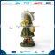 Easter Bunny Statue Figurine, Polyresin Easter Egg Basket, Resin Easter Rabbit Decoration